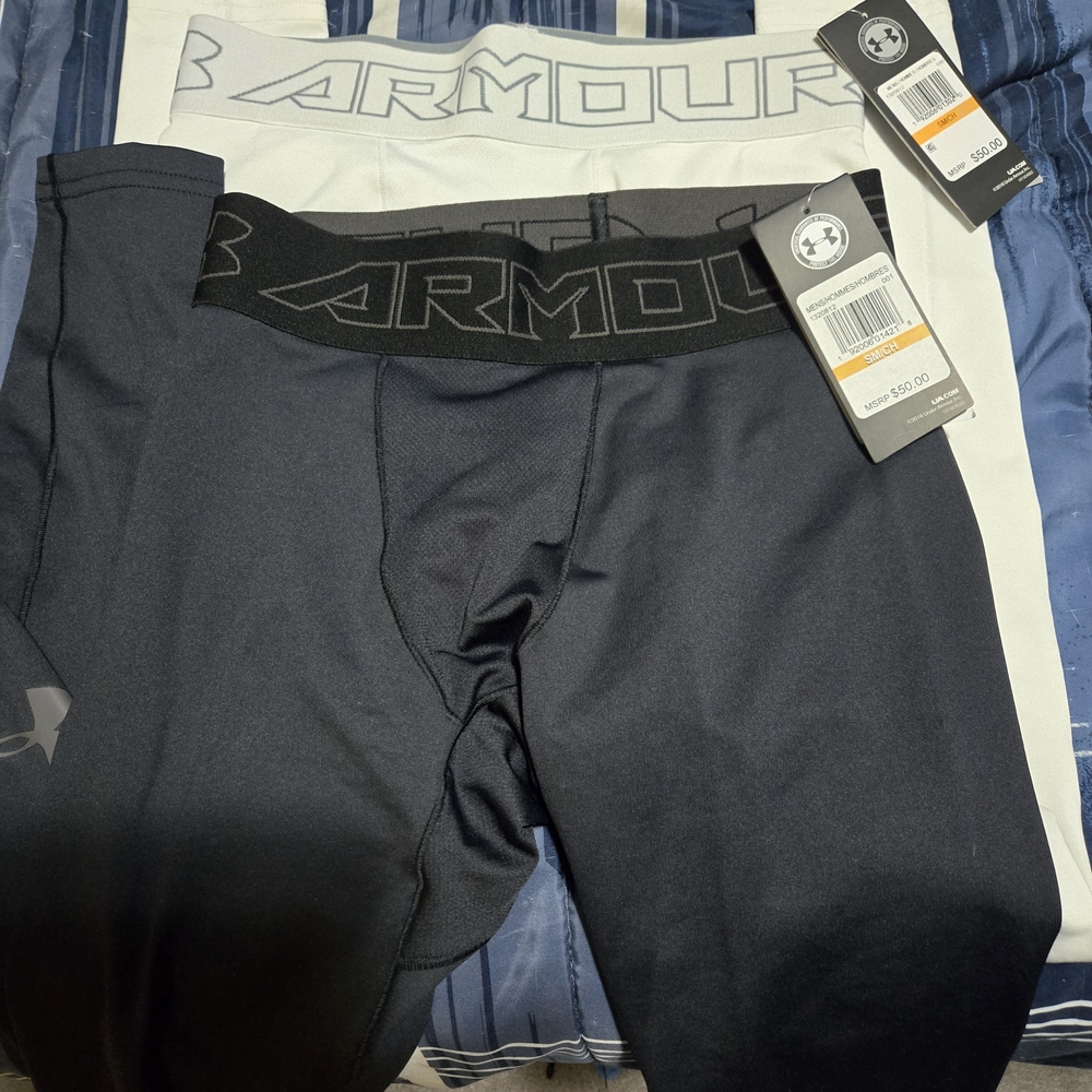 Under Armour Black and White Performance Leggings
